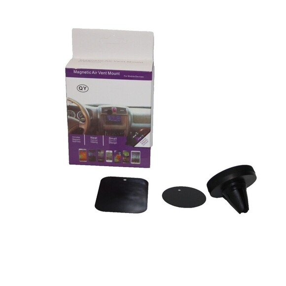 Magnetic Cell Phone Mount Car Air Vent Holder Stand Neat Small Mobile Devices - Picture 6 of 6